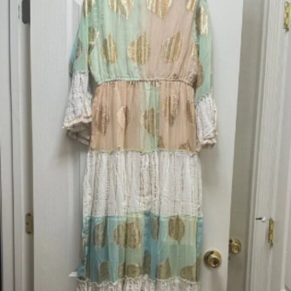 Bohemian Multi-Color Maxi Dress - Picture 6 of 8